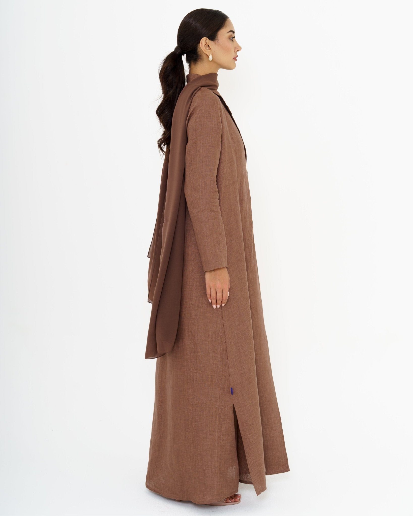 ELLIANA CINNAMON ABAYA - KHAM - MIRA Y MANO