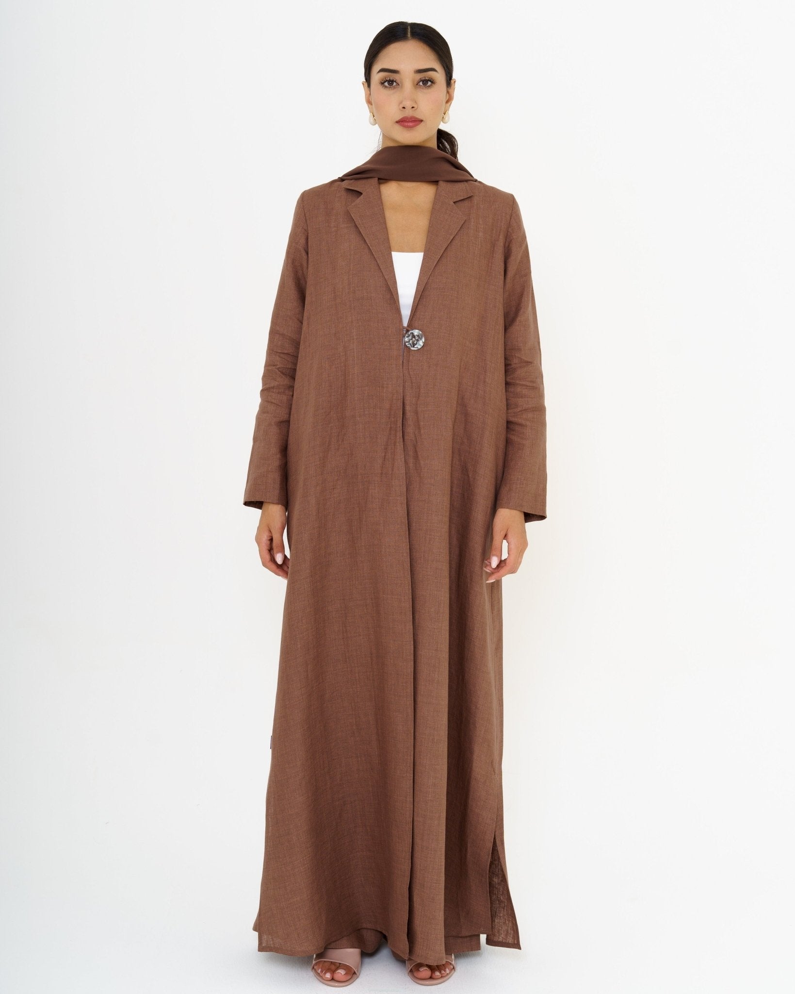 ELLIANA CINNAMON ABAYA - KHAM - MIRA Y MANO