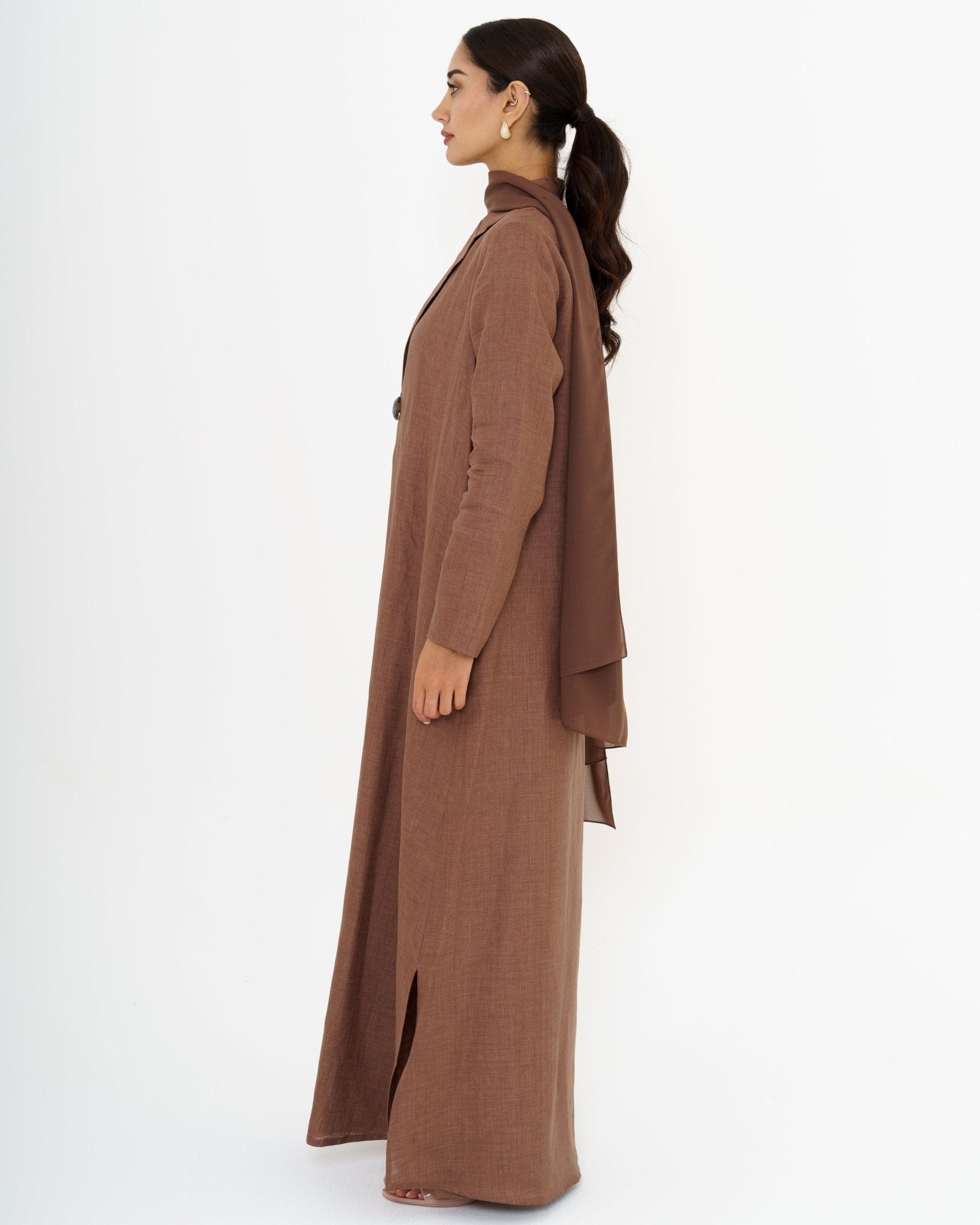ELLIANA CINNAMON ABAYA - KHAM - MIRA Y MANO