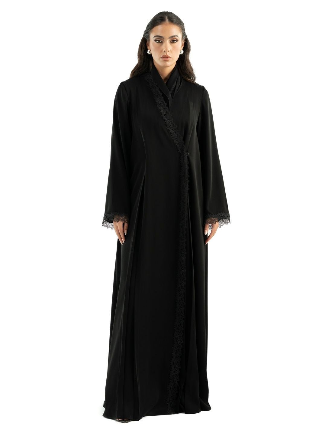 MELANIE BLACK ABAYA - KHAM - MIRA Y MANO