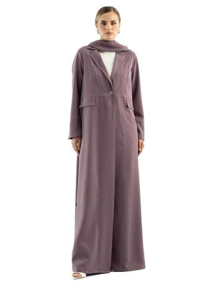 MISTY PURPLE ABAYA - KHAM - MIRA Y MANO
