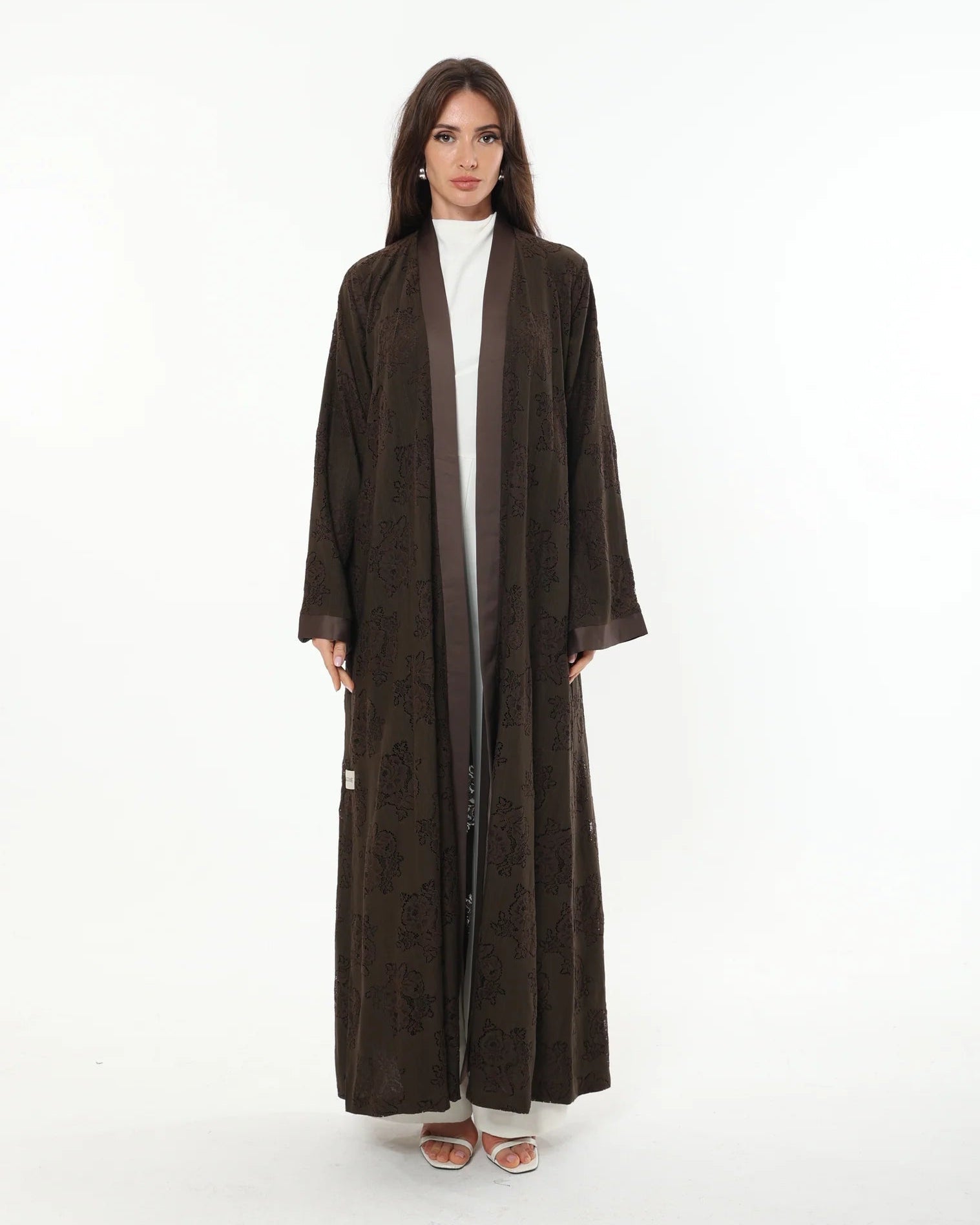 OLIVE ELEGANCE ABAYA - LA SOIIE - MIRA Y MANO