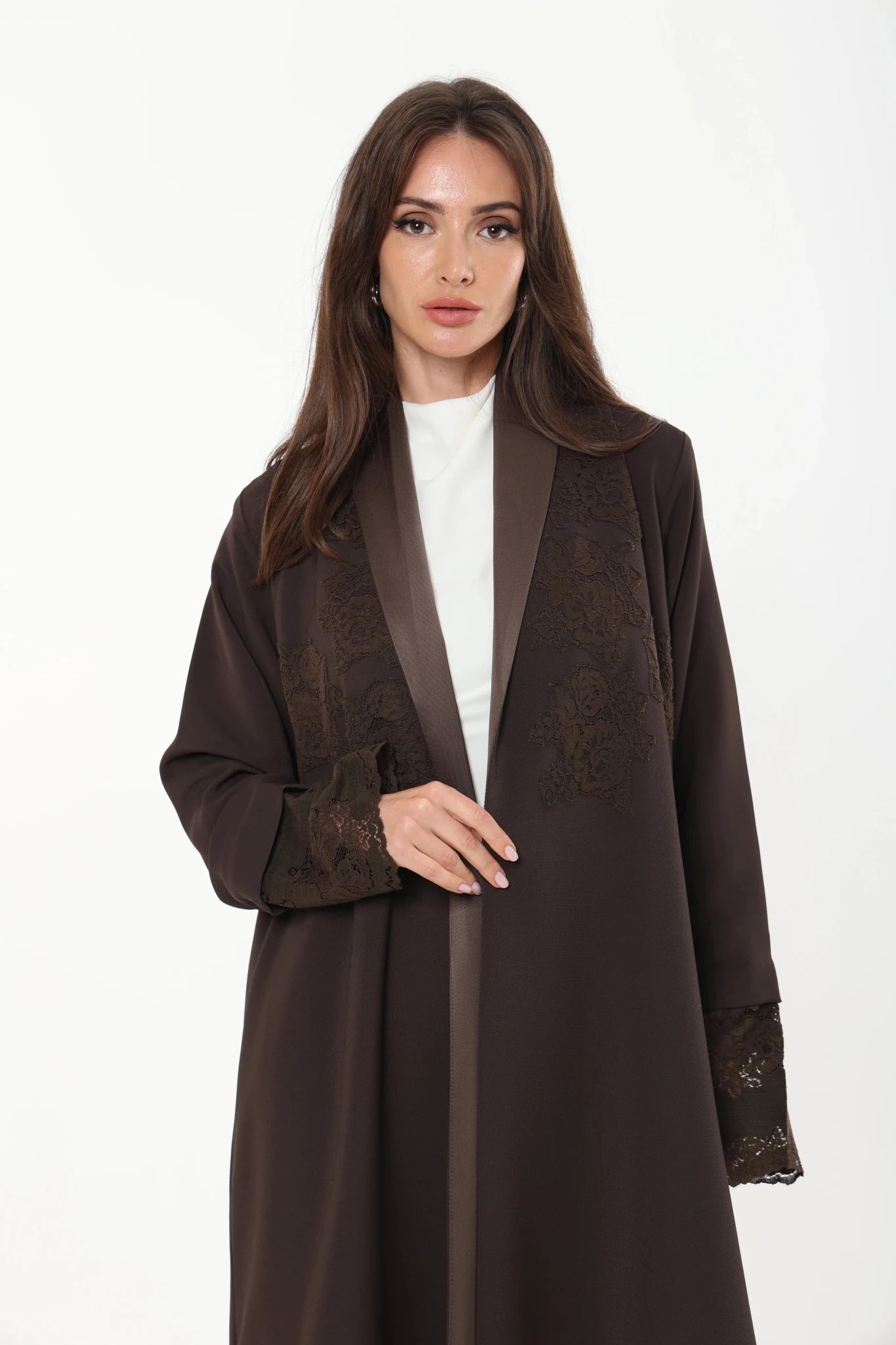 TIMELESS OLIVE ABAYA - LA SOIIE - MIRA Y MANO