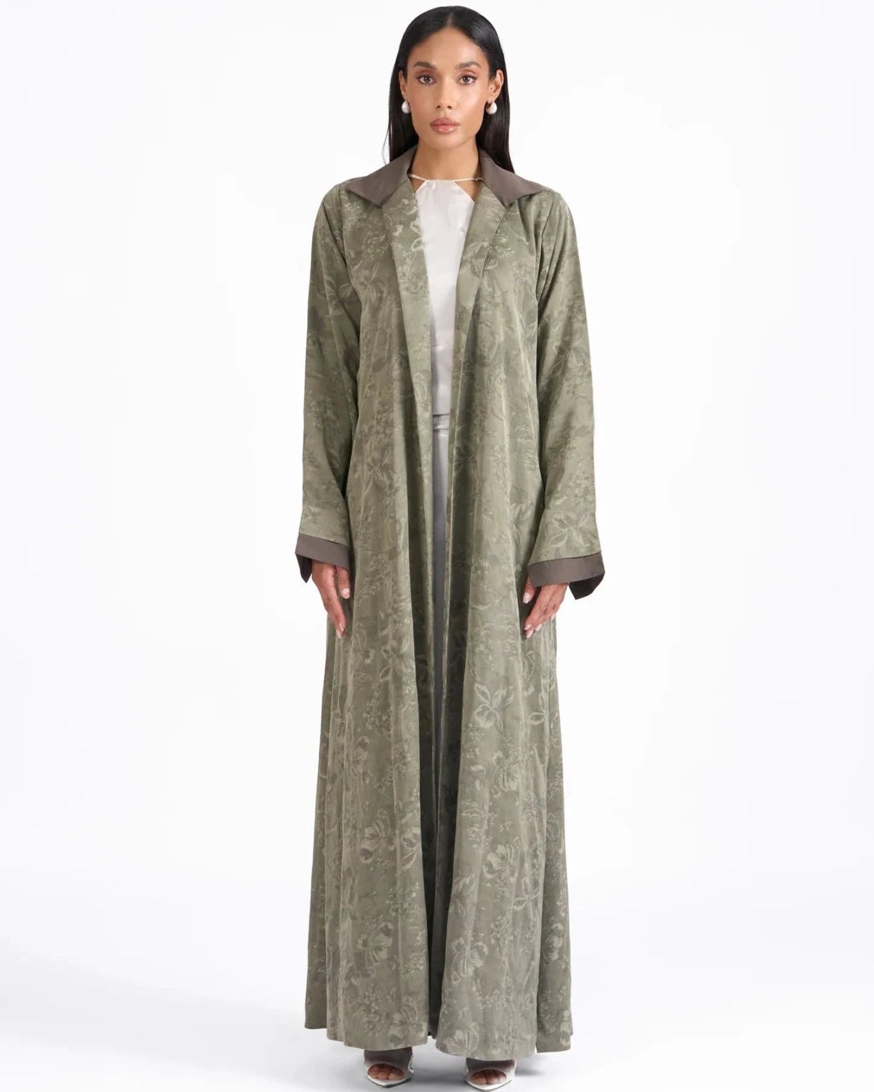 VERDANT BLUSH ABAYA - LA SOIIE - MIRA Y MANO