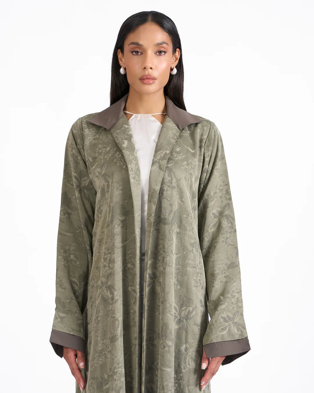 VERDANT BLUSH ABAYA - LA SOIIE - MIRA Y MANO