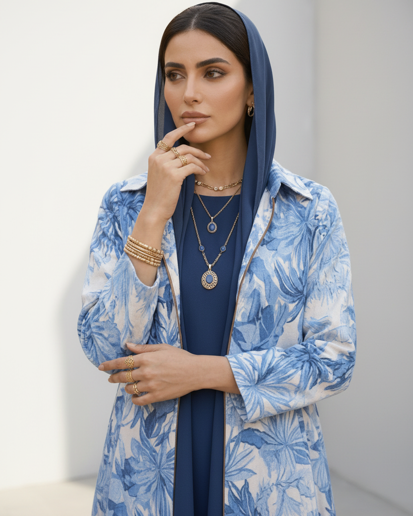 LA01053 - BL ABAYA - LAILA AL AWADHI - MIRA Y MANO