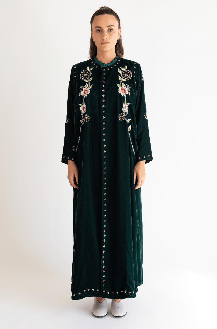 LA01088 - GN ABAYA - LAILA AL AWADHI - MIRA Y MANO