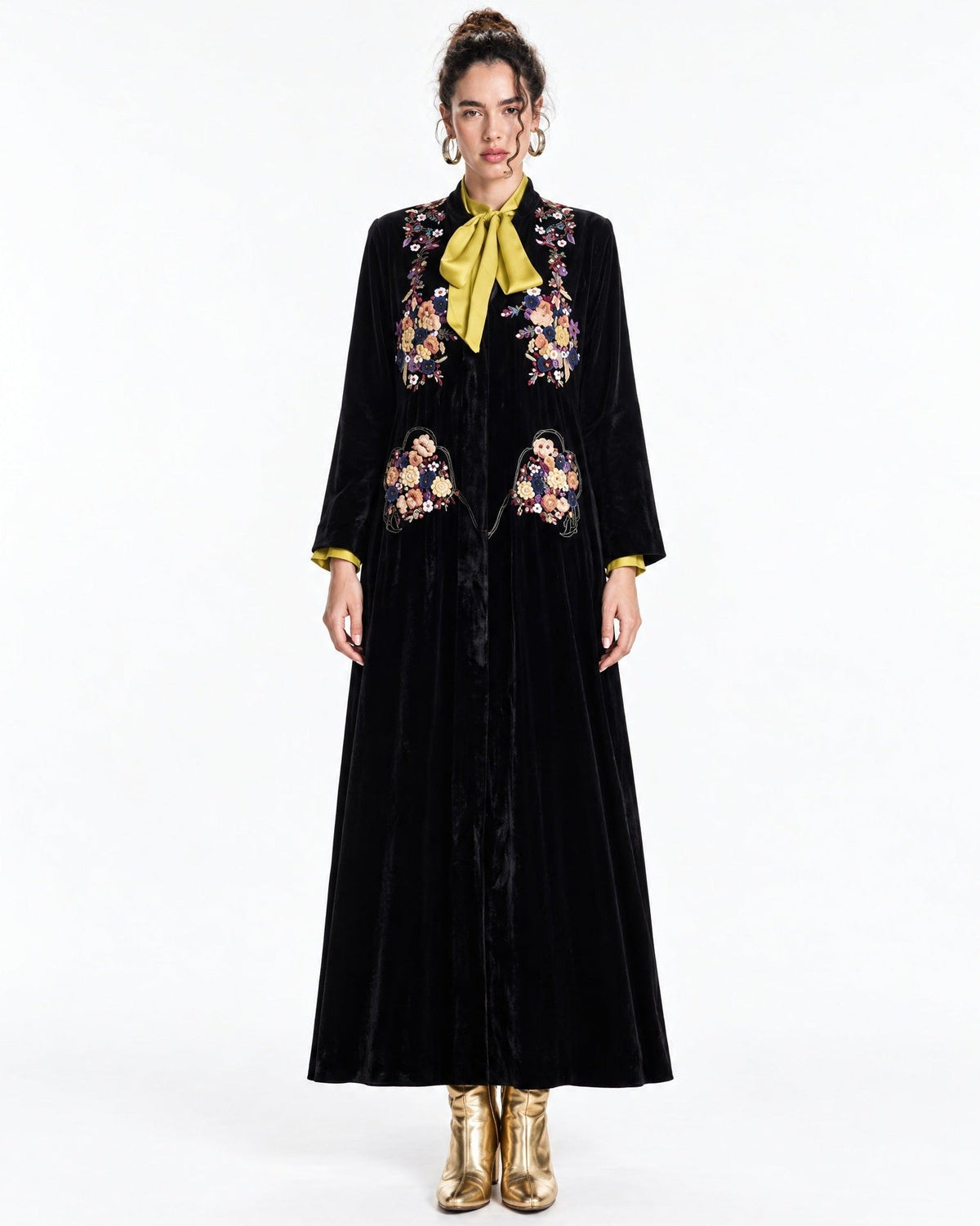 LA01130-BL ABAYA - LAILA AL AWADHI - MIRA Y MANO