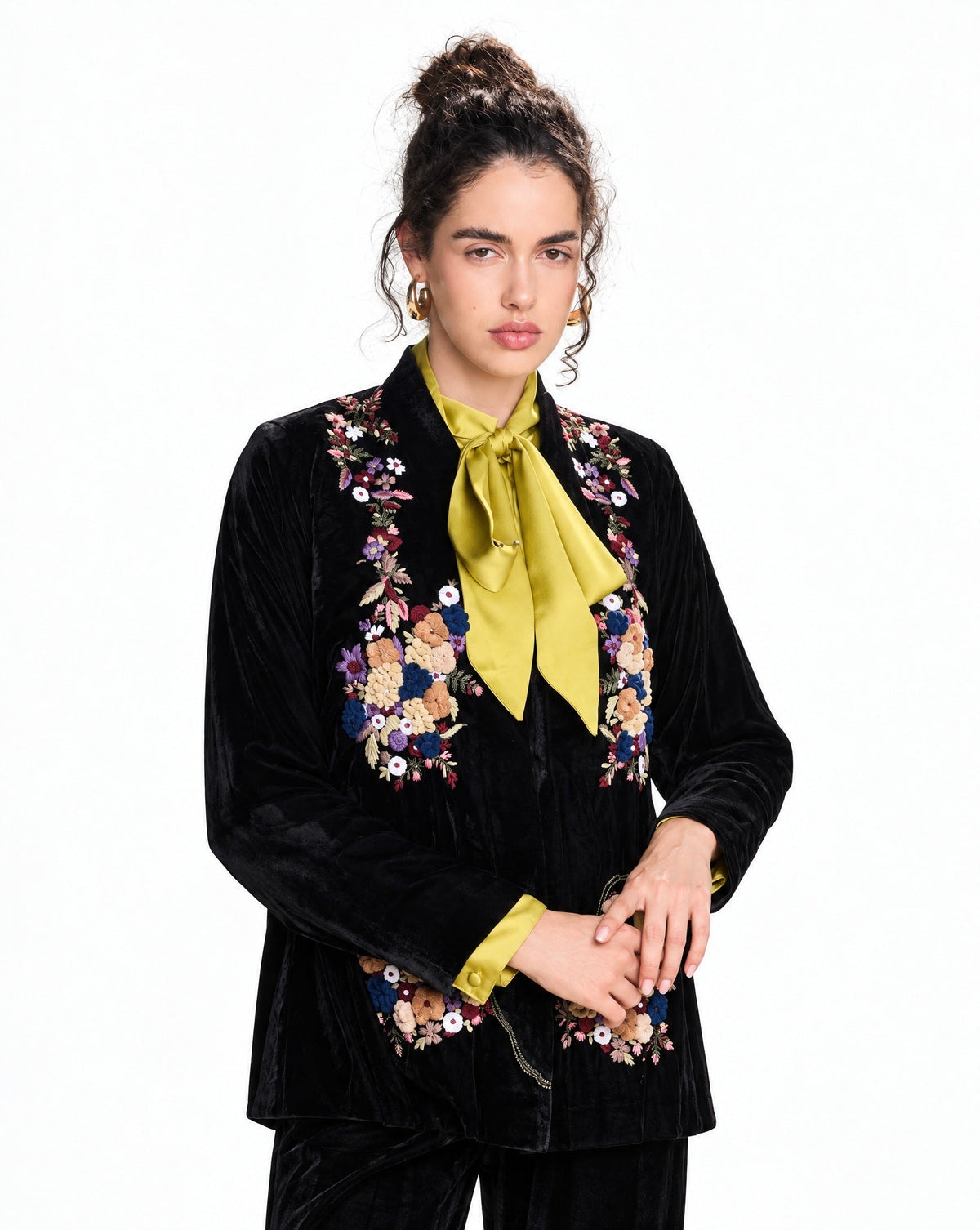 LA01130-BL ABAYA - MIRA Y MANO