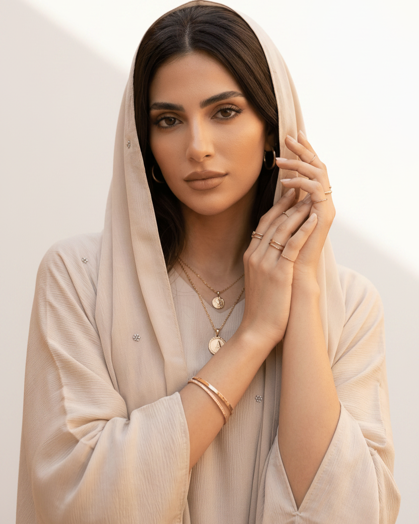 LA01149 - OW ABAYA - LAILA AL AWADHI - MIRA Y MANO