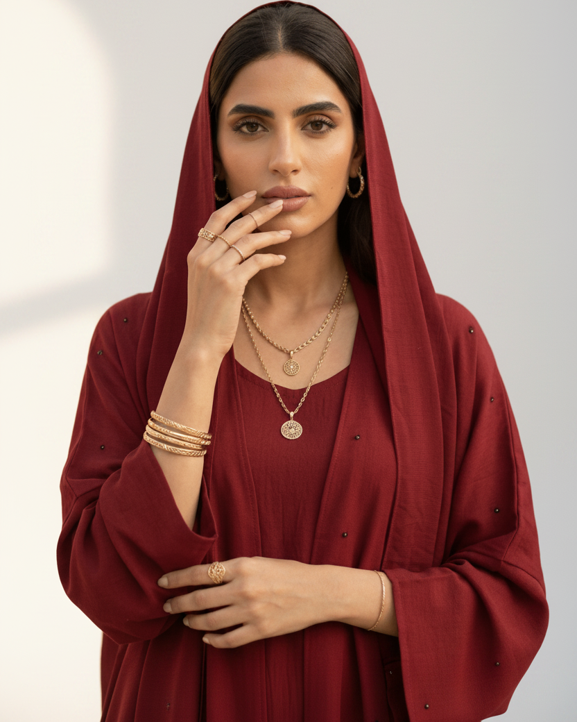 LA01149 - RE ABAYA - LAILA AL AWADHI - MIRA Y MANO