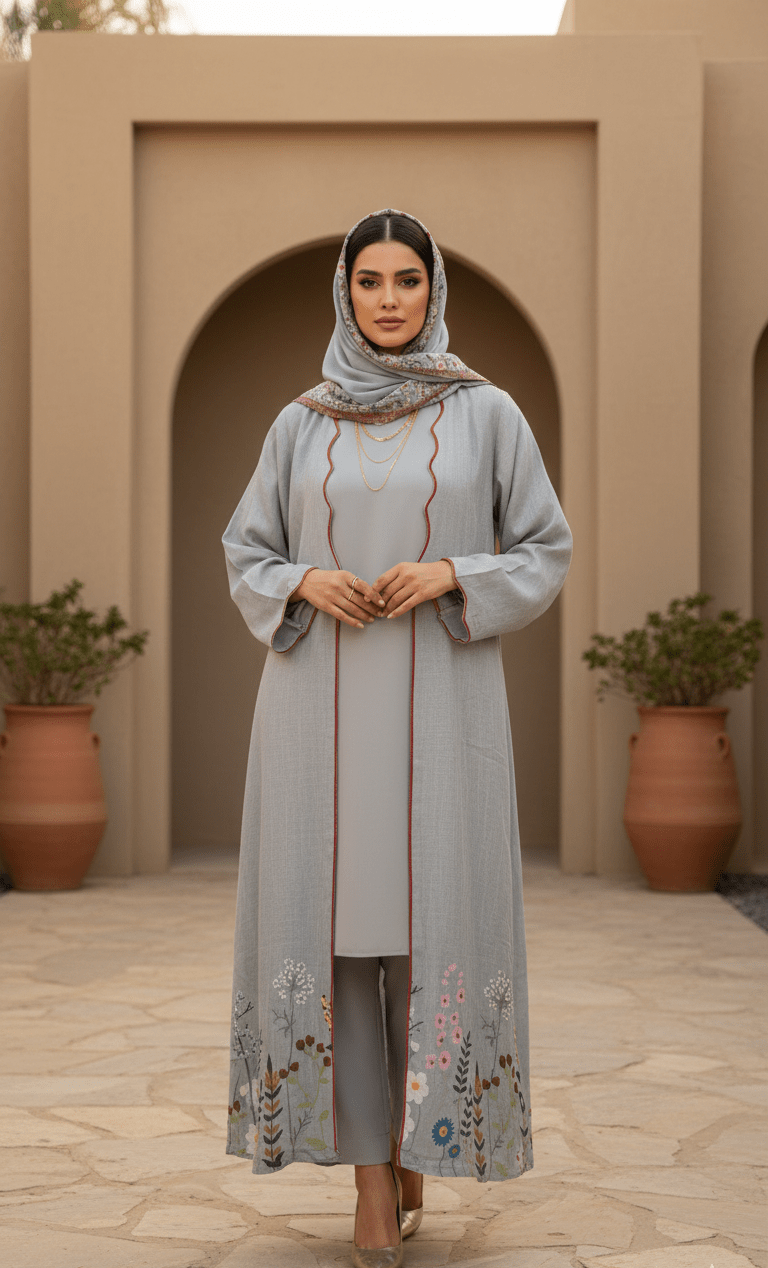 LA01154 - BL ABAYA - LAILA AL AWADHI - MIRA Y MANO