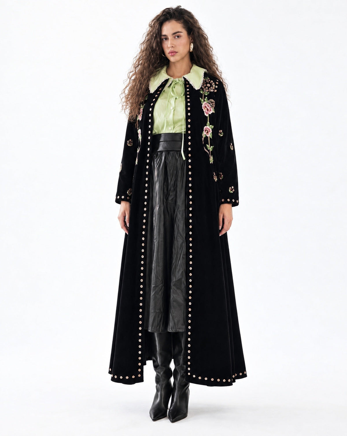 LA01188-NB ABAYA - MIRA Y MANO