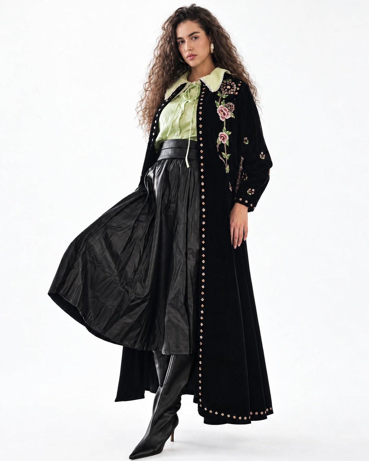 LA01188-NB ABAYA - MIRA Y MANO