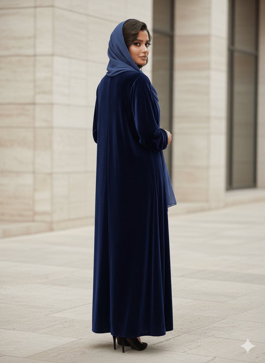 LOOK7 - NV ABAYA VELVET - LAYERS - ALI - MIRA Y MANO