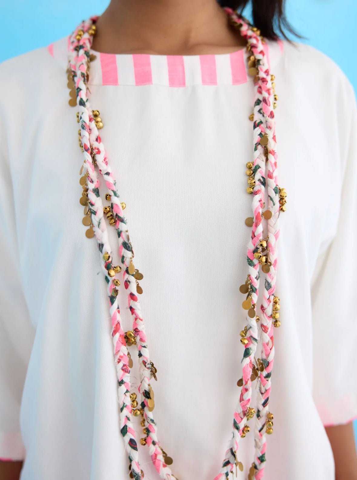 GHUNGROO NECKLACE - NKA - MIRA Y MANO