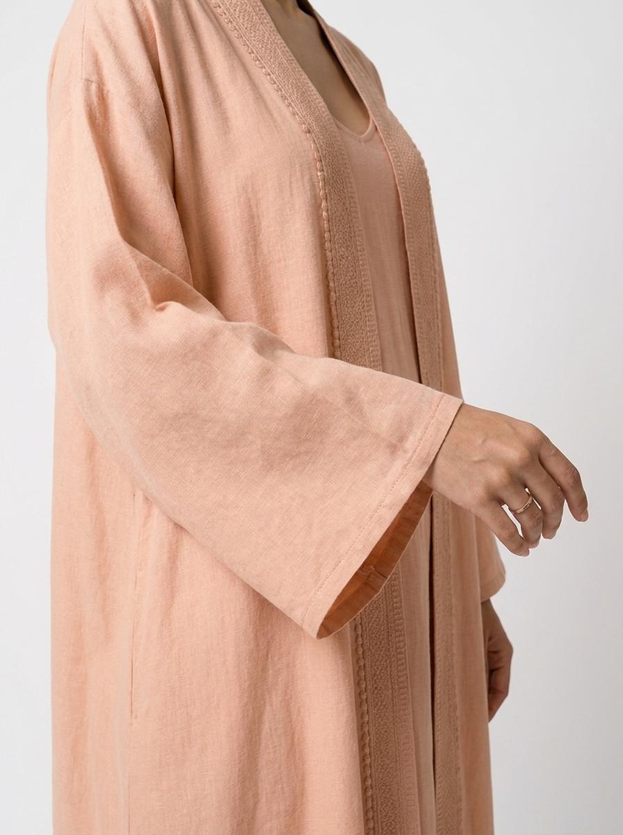STYLE-10 (KF-105) ABAYA - LAYERS - TLS - MIRA Y MANO