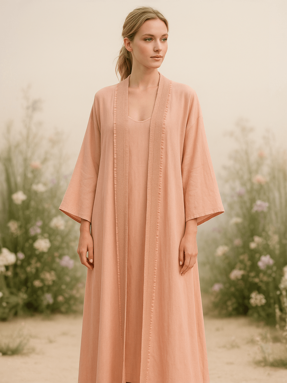 STYLE - 10 (KF - 105) ABAYA - LAYERS - TLS - MIRA Y MANO