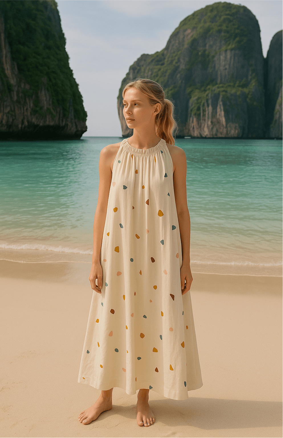 STYLE - 6 (JKD - 11) DRESS - LAYERS - TLS - MIRA Y MANO