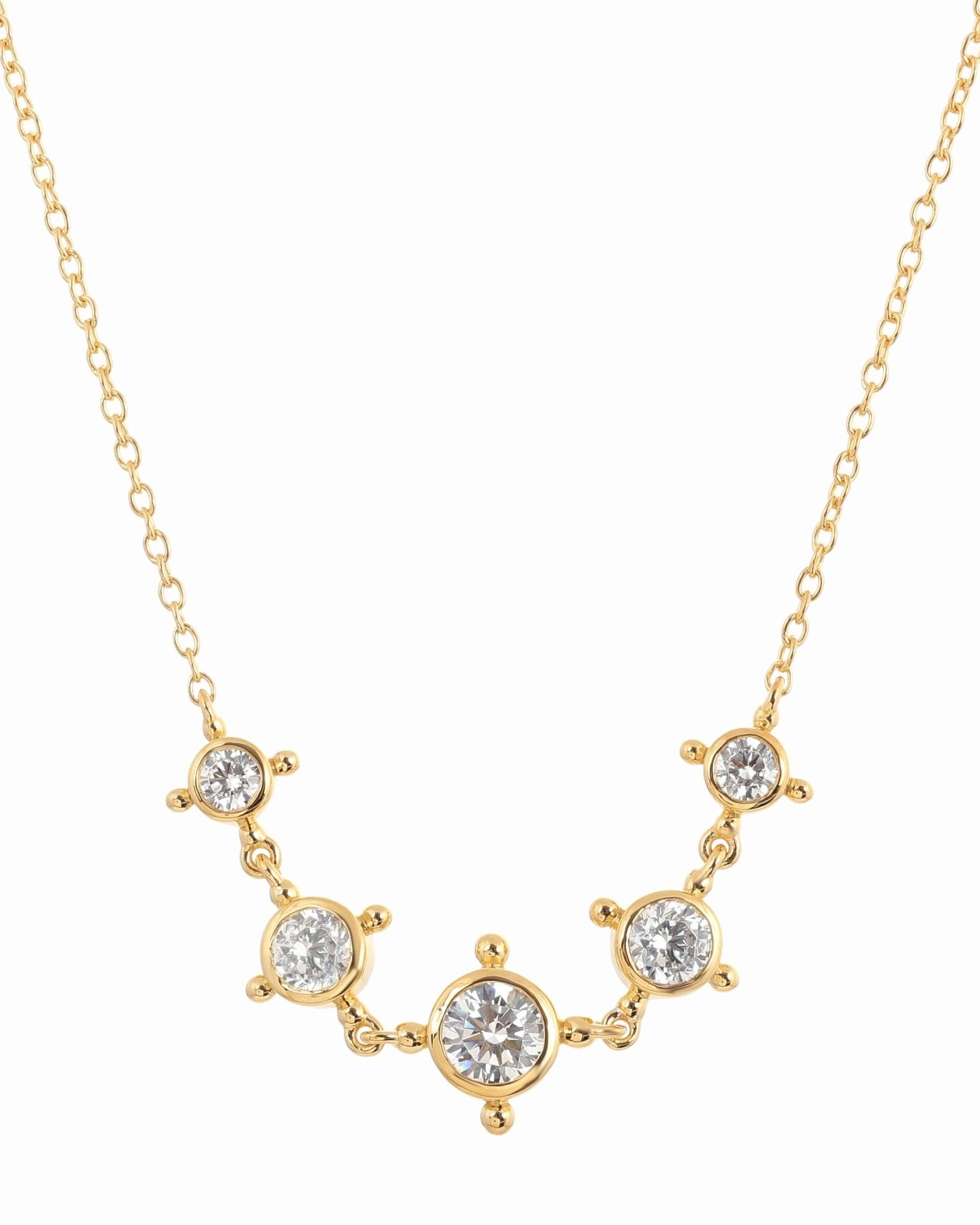 ASEER WH NECKLACE - L'ROSHA - MIRA Y MANO