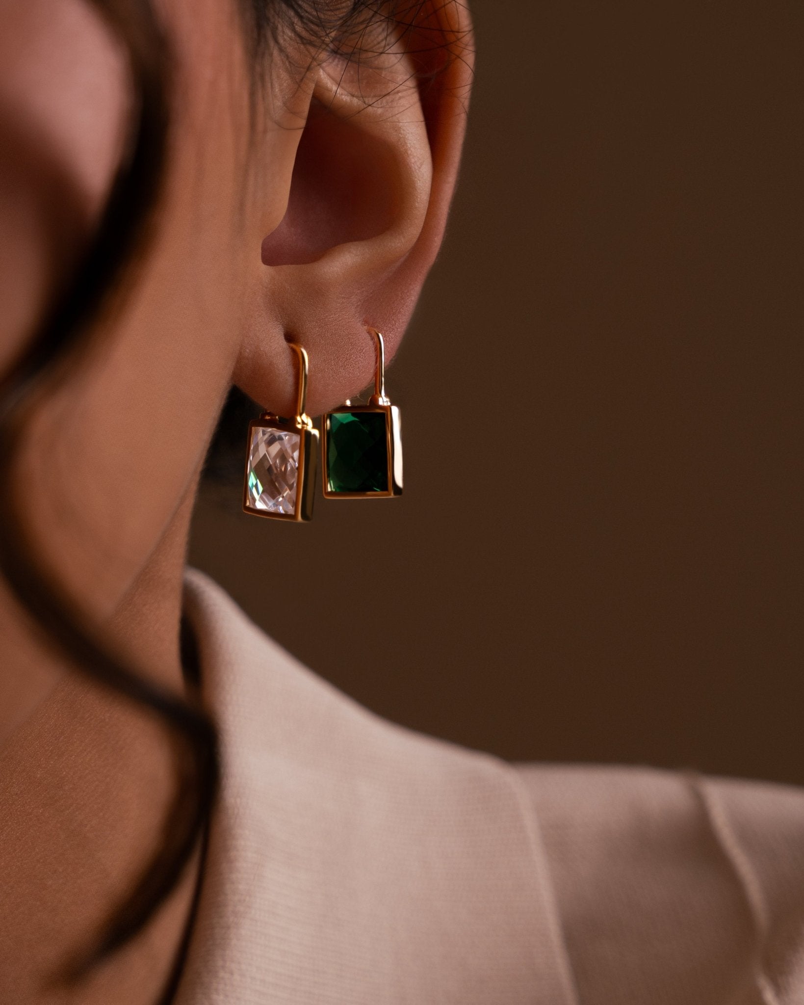 AY45E7G-GR EARRINGS - L'ROSHA - MIRA Y MANO