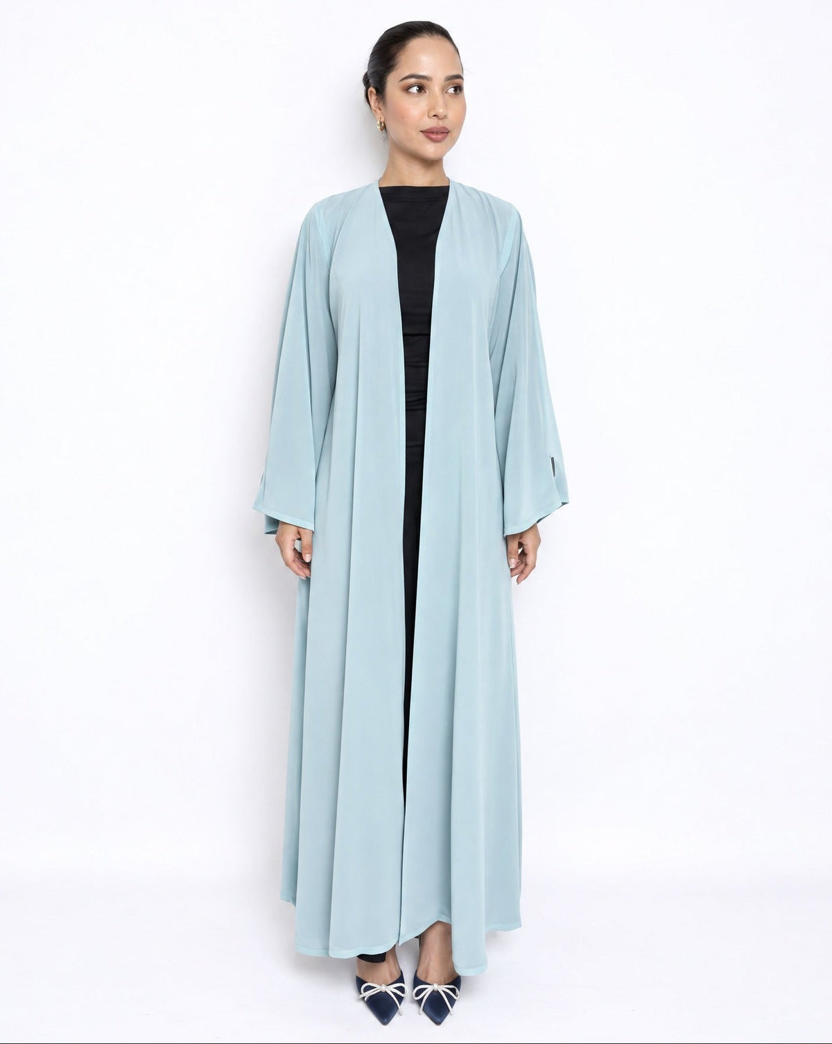 THE DOUBLE FACE NAVY ABAYA - LUMAN ABAYAS - MIRA Y MANO