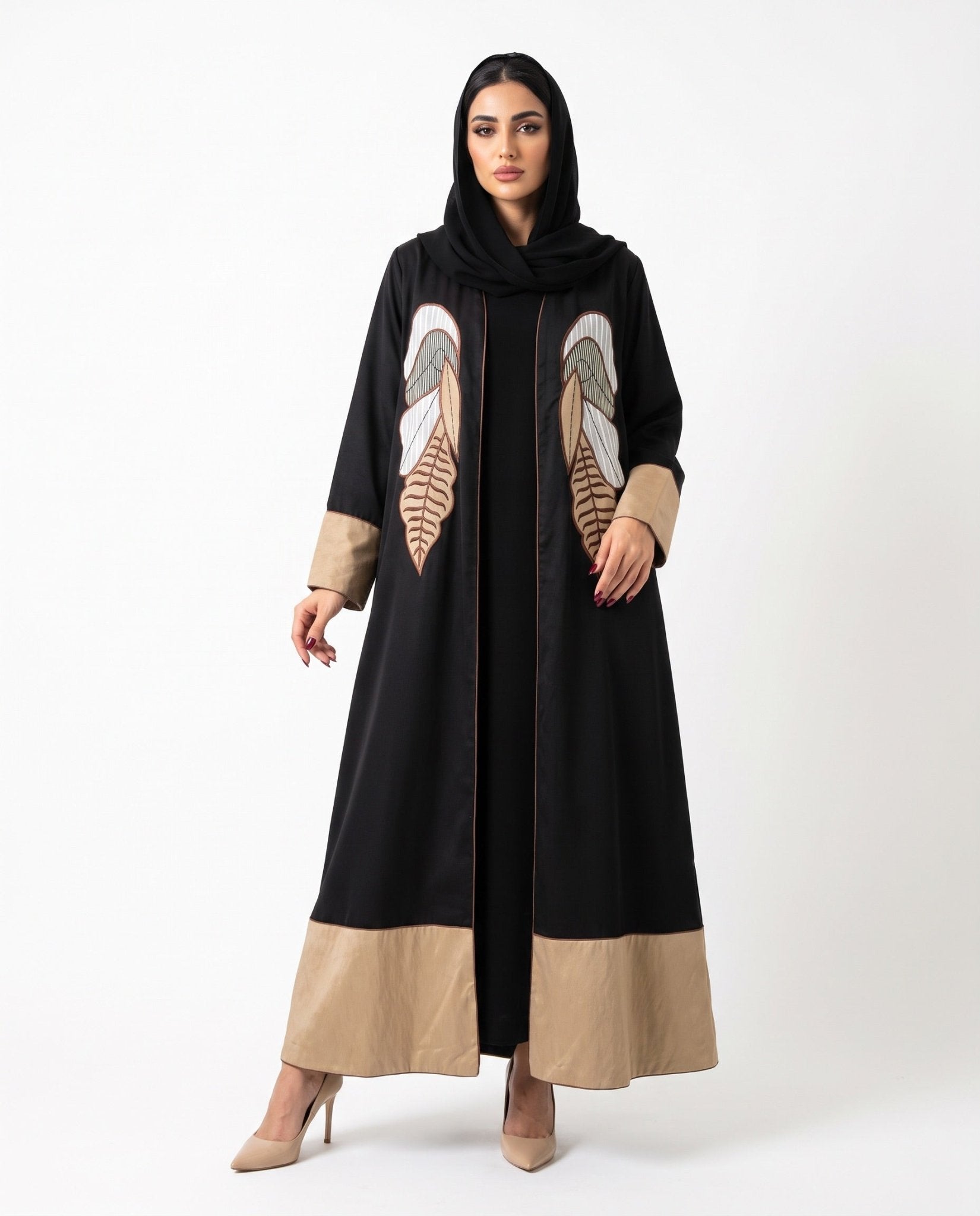 The Leaves – Abaya - LUMAN ABAYAS - MIRA Y MANO