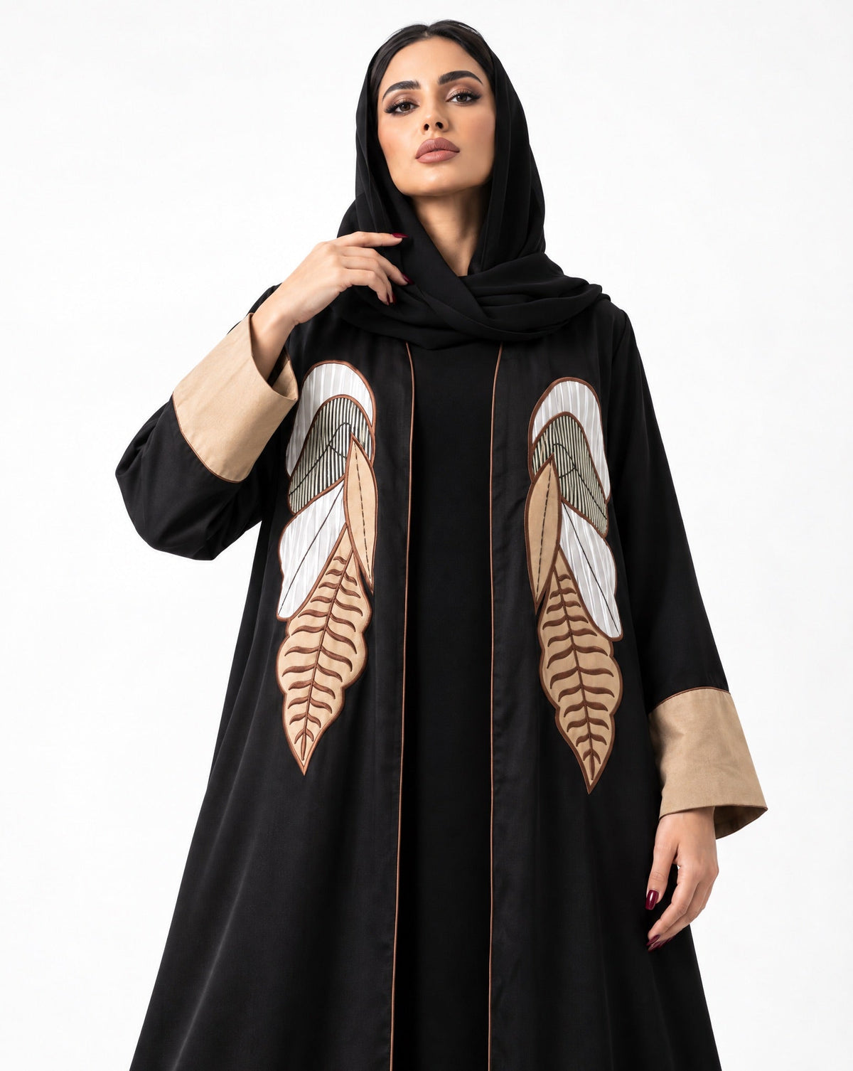 The Leaves – Abaya - LUMAN ABAYAS - MIRA Y MANO