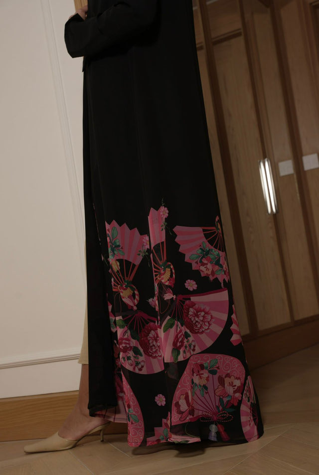 LN0205 ABAYA - LUNA COUTURE - MIRA Y MANO