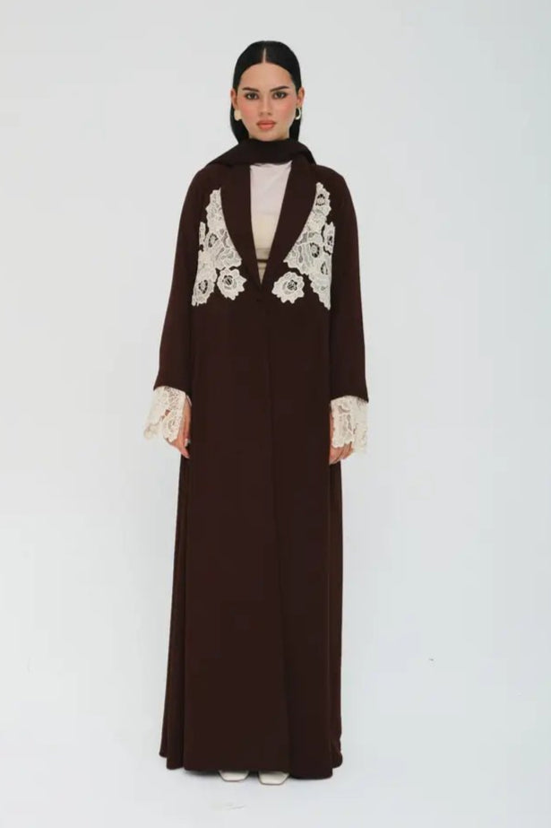 LN0279 ABAYA - LUNA COUTURE - MIRA Y MANO