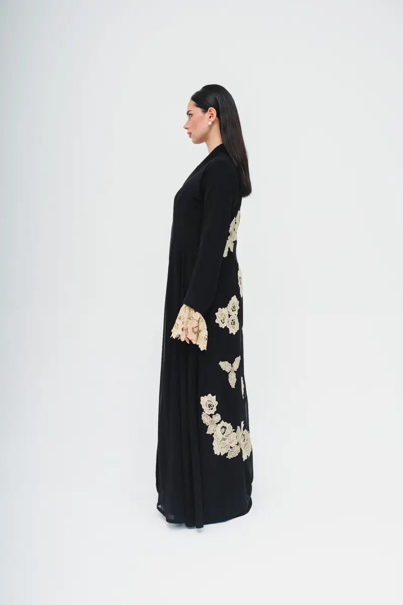 LN0298 ABAYA - LUNA COUTURE - MIRA Y MANO