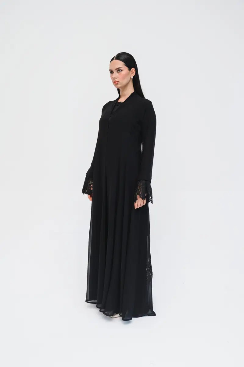 LN0299 ABAYA - LUNA COUTURE - MIRA Y MANO