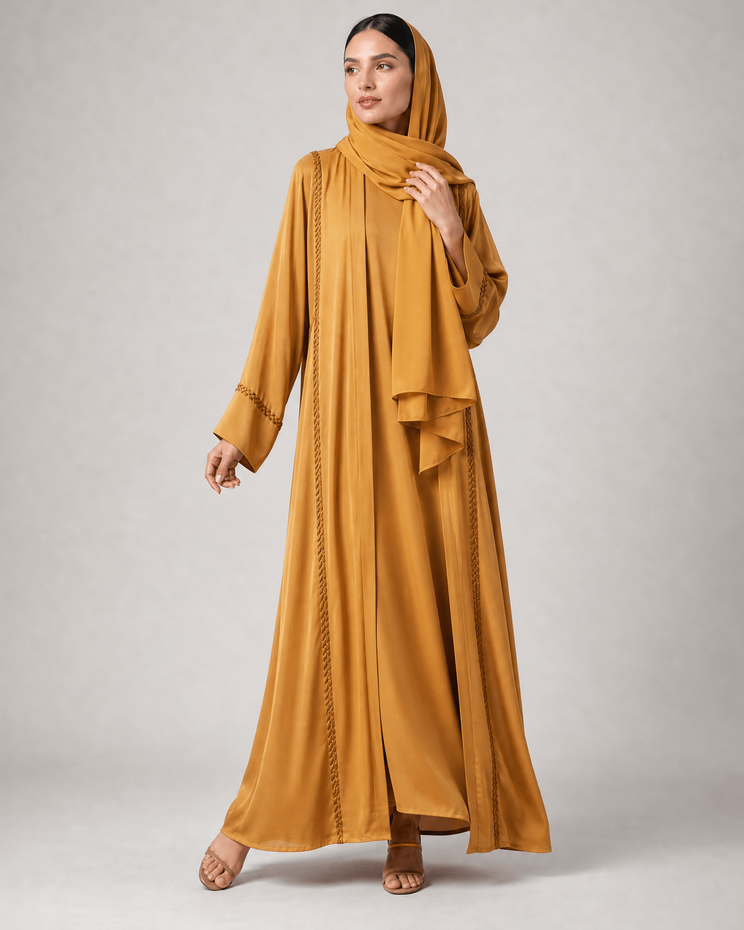 AMBER-GD ABAYA - LUNA LINE - MIRA Y MANO