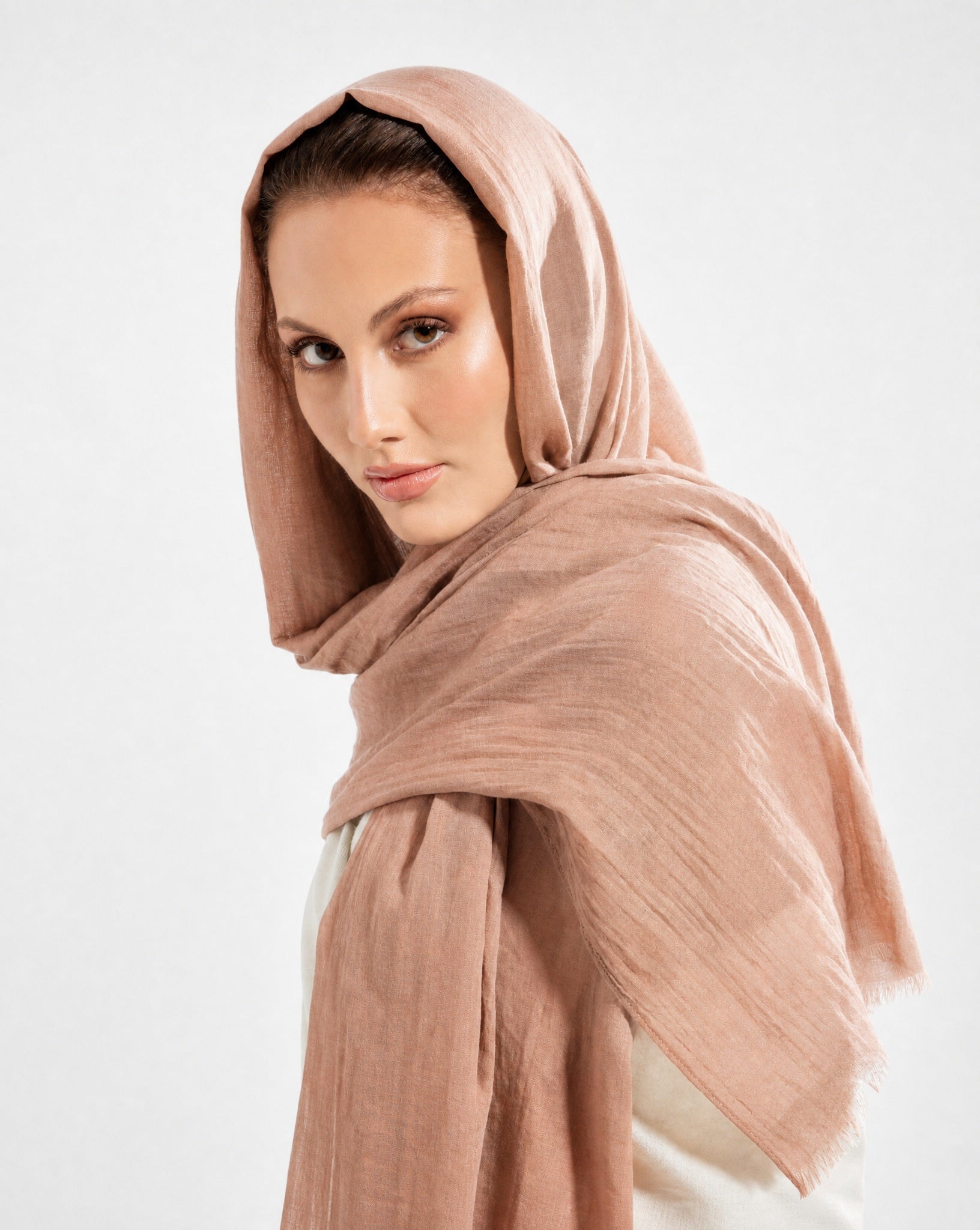 CS21-5 – Sienna Cotton Scarf - MAHA GHALAYINI - MIRA Y MANO