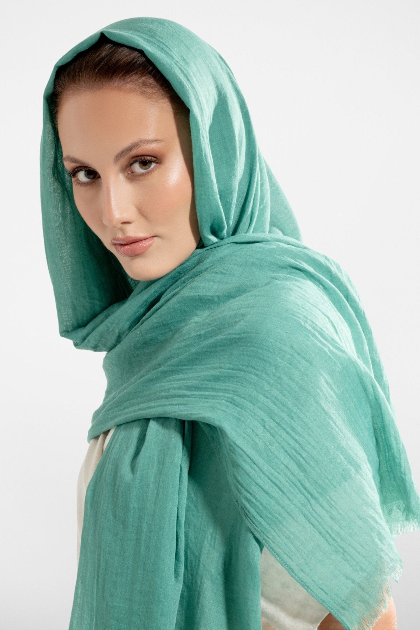 W21-68 – Cotton Scarf - MAHA GHALAYINI - MIRA Y MANO
