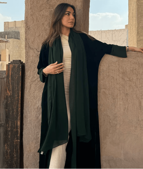 ALNOUD GREEN ABAYA - MAISON ARABELLE - MIRA Y MANO