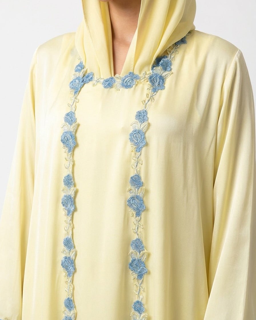 AYA YELLOW ABAYA SET - MAISON ARABELLE - MIRA Y MANO