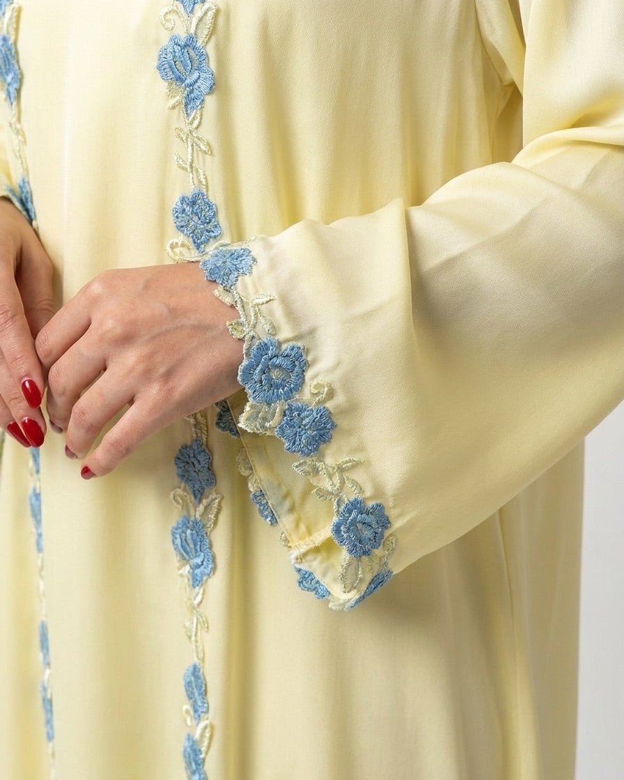 AYA YELLOW ABAYA SET - MAISON ARABELLE - MIRA Y MANO