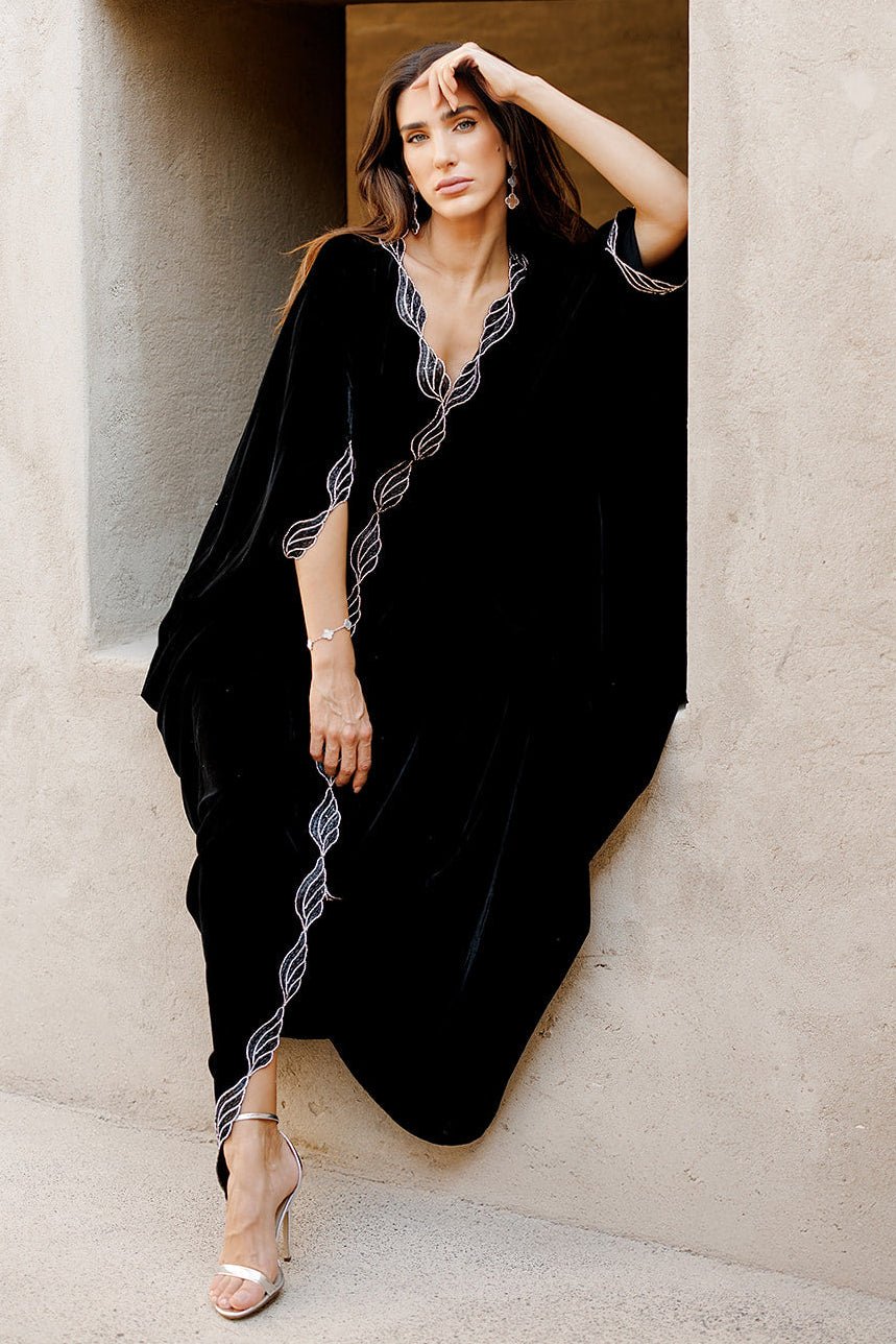 BELLA BLACK KAFTAN - MAISON ARABELLE - MIRA Y MANO