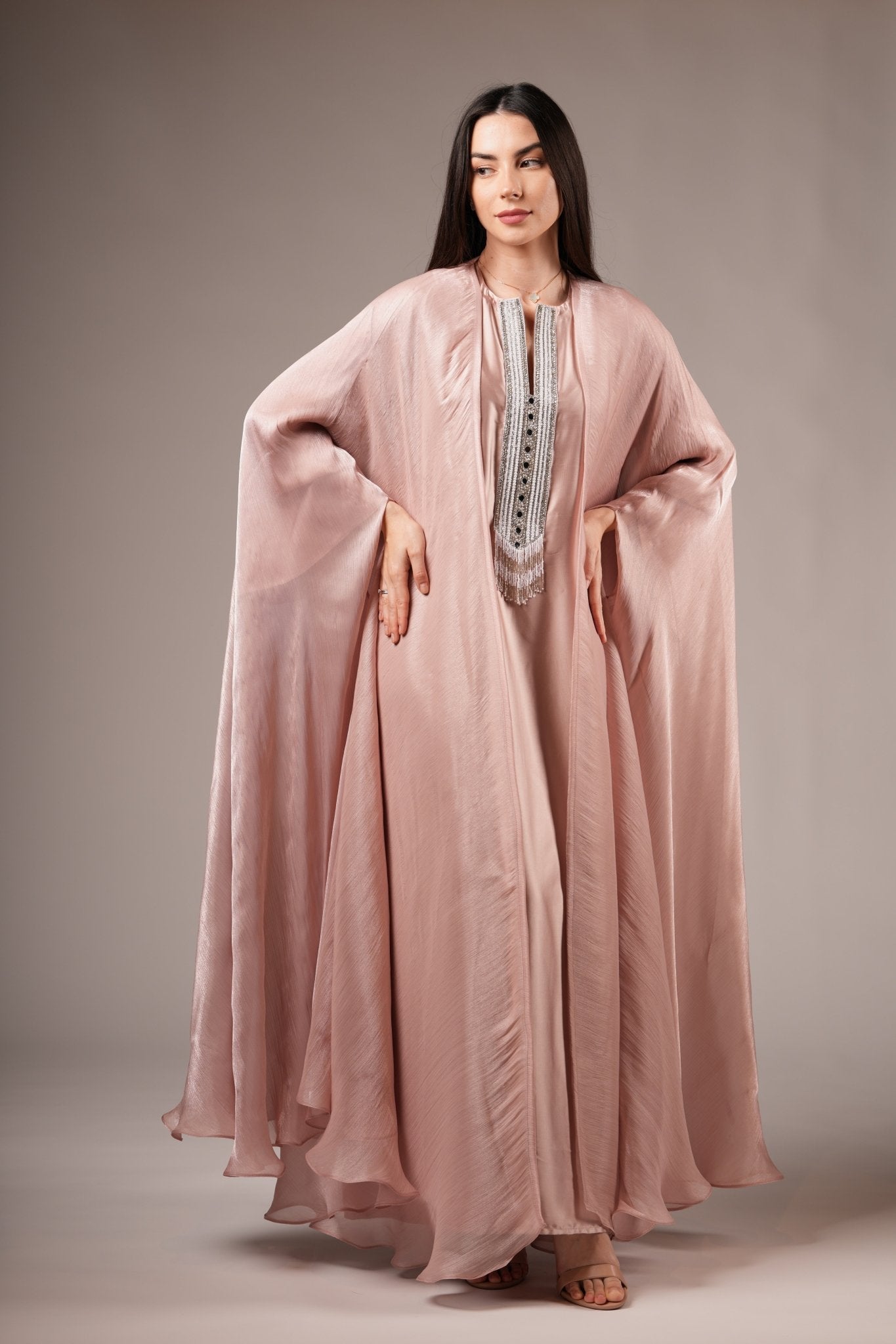 DALIA PINK KAFTAN (FOR SP ORDERS ONLY) - MAISON ARABELLE - MIRA Y MANO