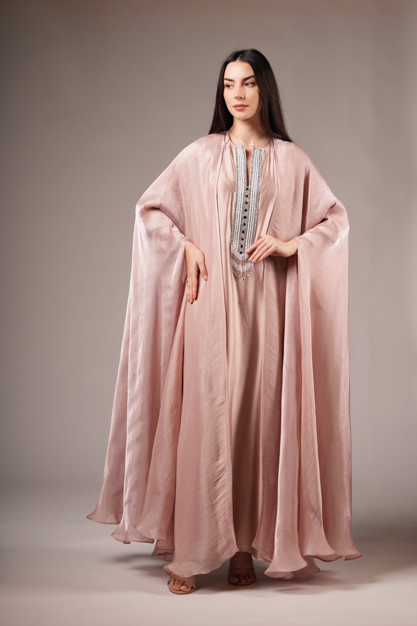 DALIA PINK KAFTAN (FOR SP ORDERS ONLY) - MAISON ARABELLE - MIRA Y MANO