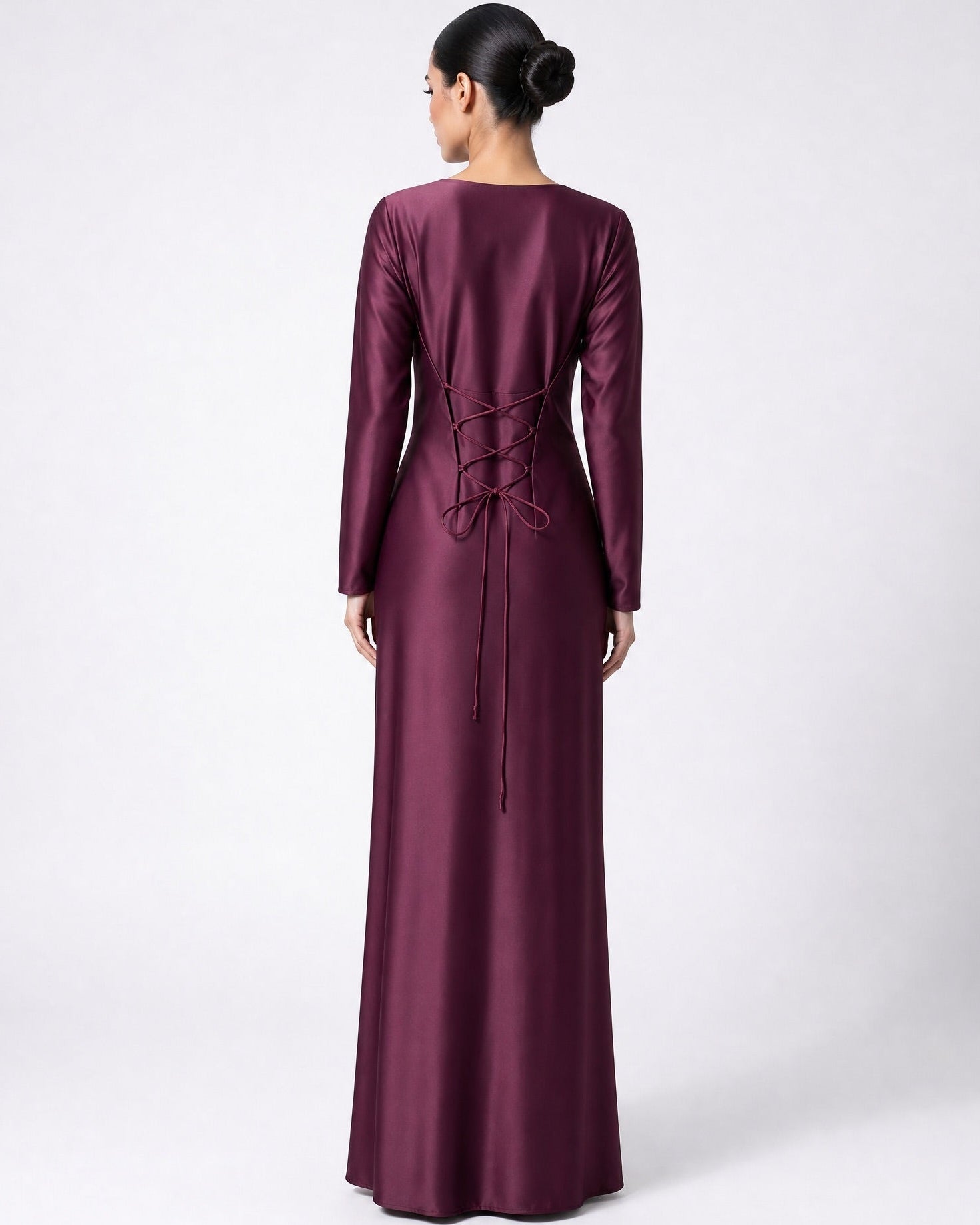 GIGI BURGANDY KAFTAN - MAISON ARABELLE - MIRA Y MANO
