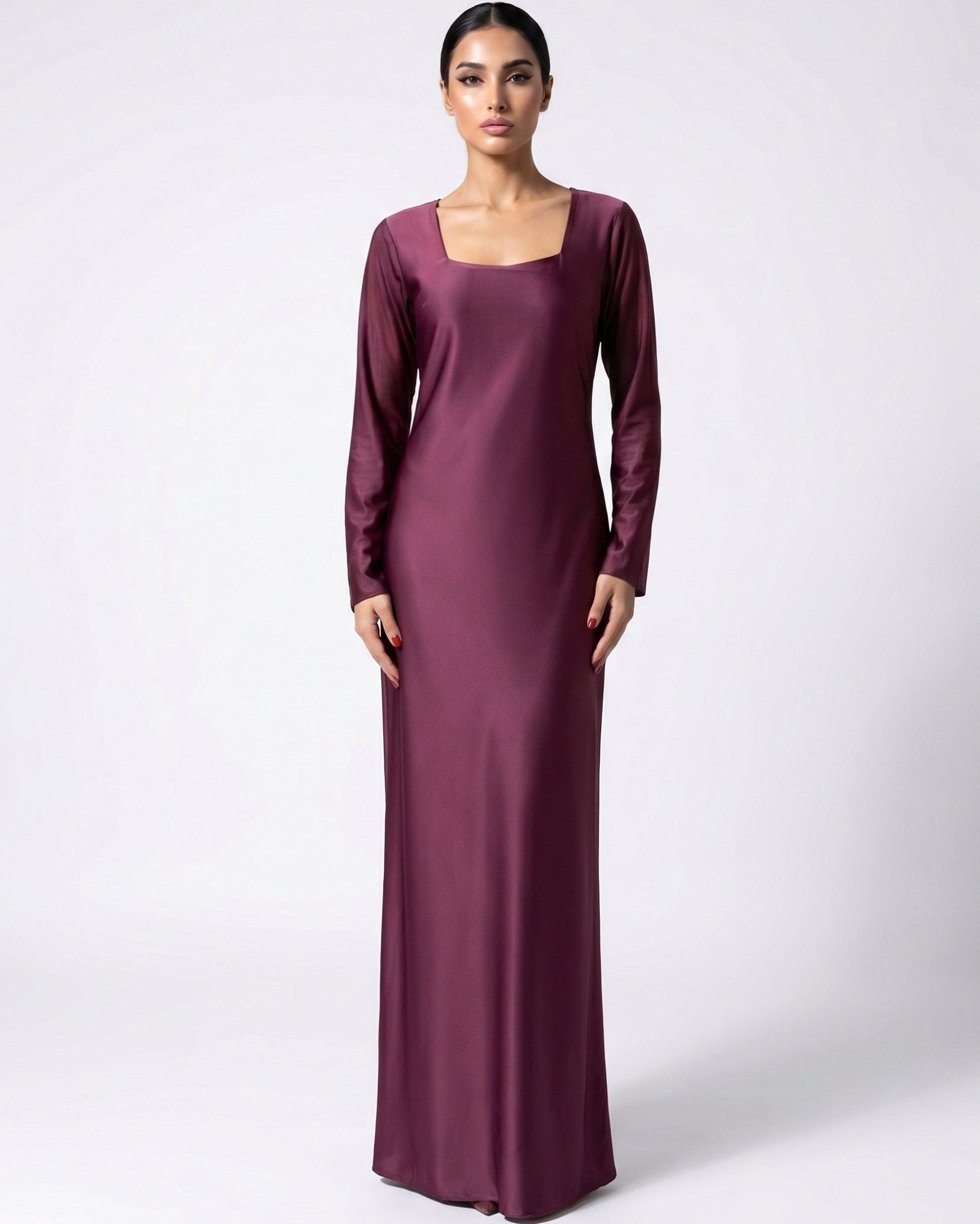 GIGI BURGANDY KAFTAN - MAISON ARABELLE - MIRA Y MANO