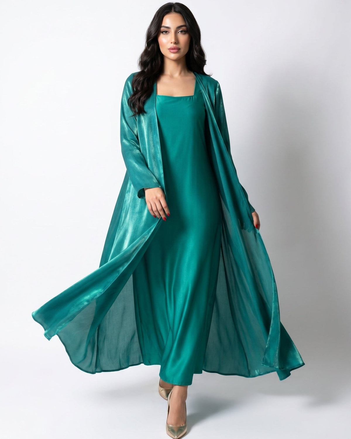 GIGI GREEN KAFTAN - MIRA Y MANO