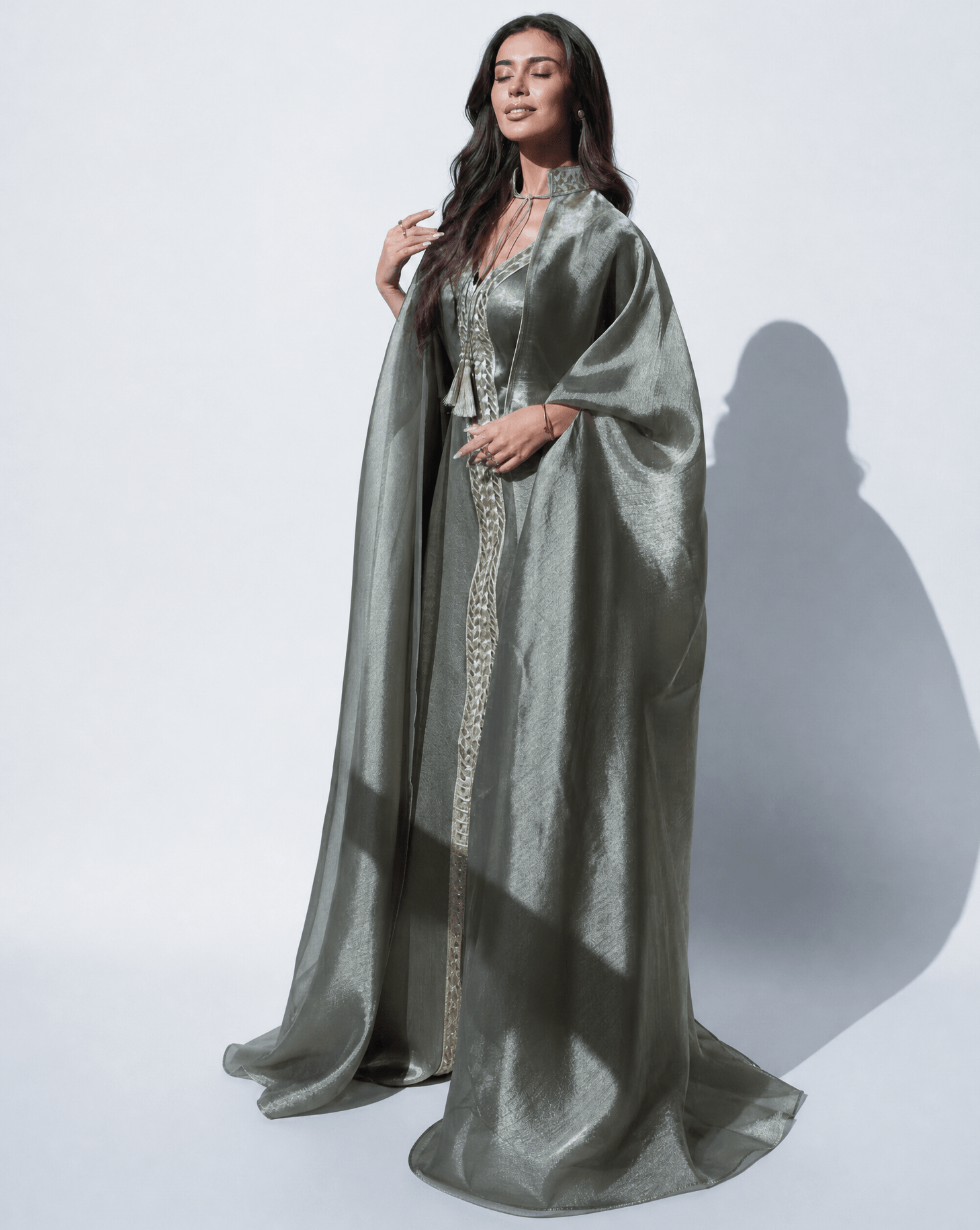 MALAKI OLIVE KAFTAN - MAISON ARABELLE - MIRA Y MANO