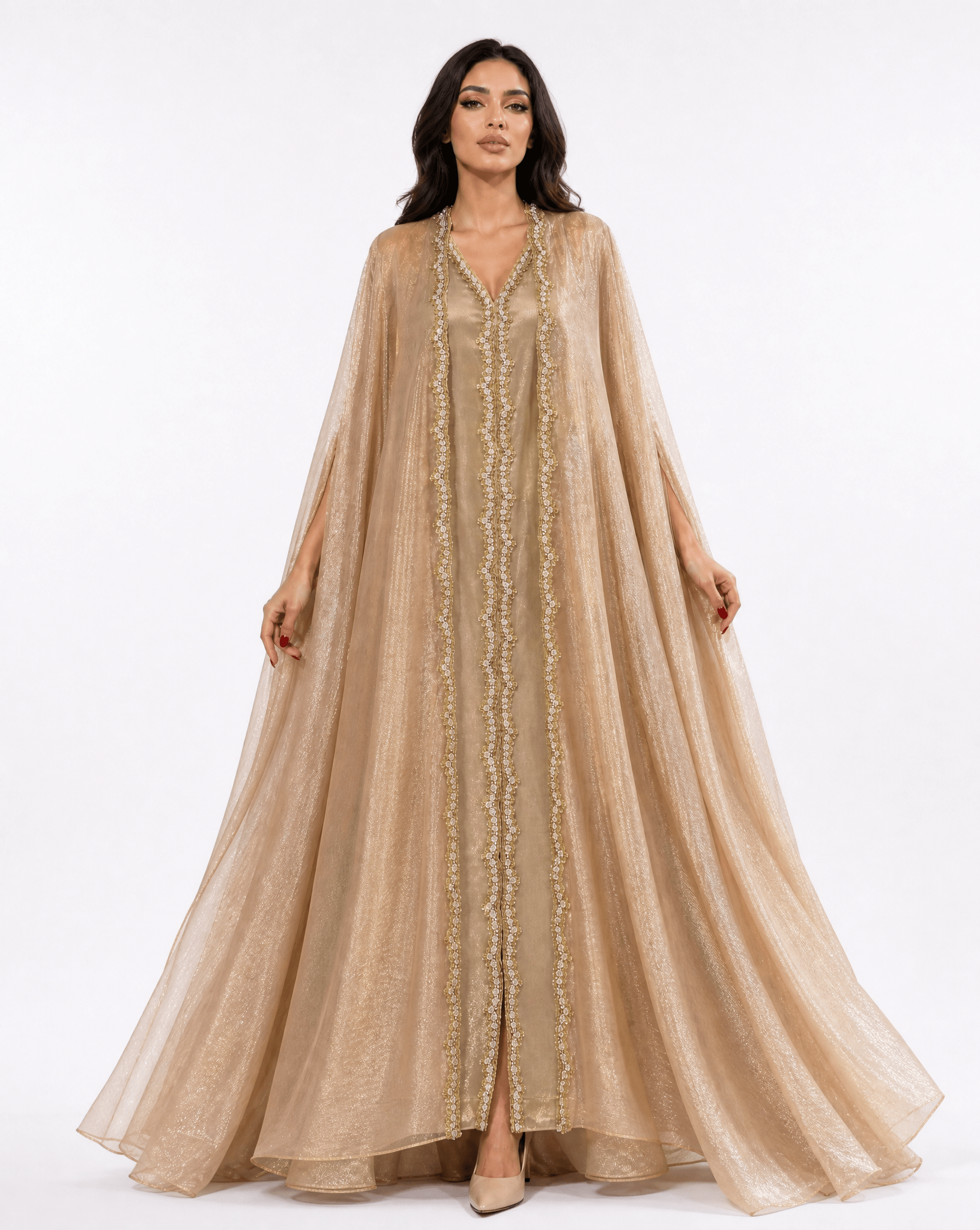 MIRA GOLD KAFTAN - MAISON ARABELLE - MIRA Y MANO