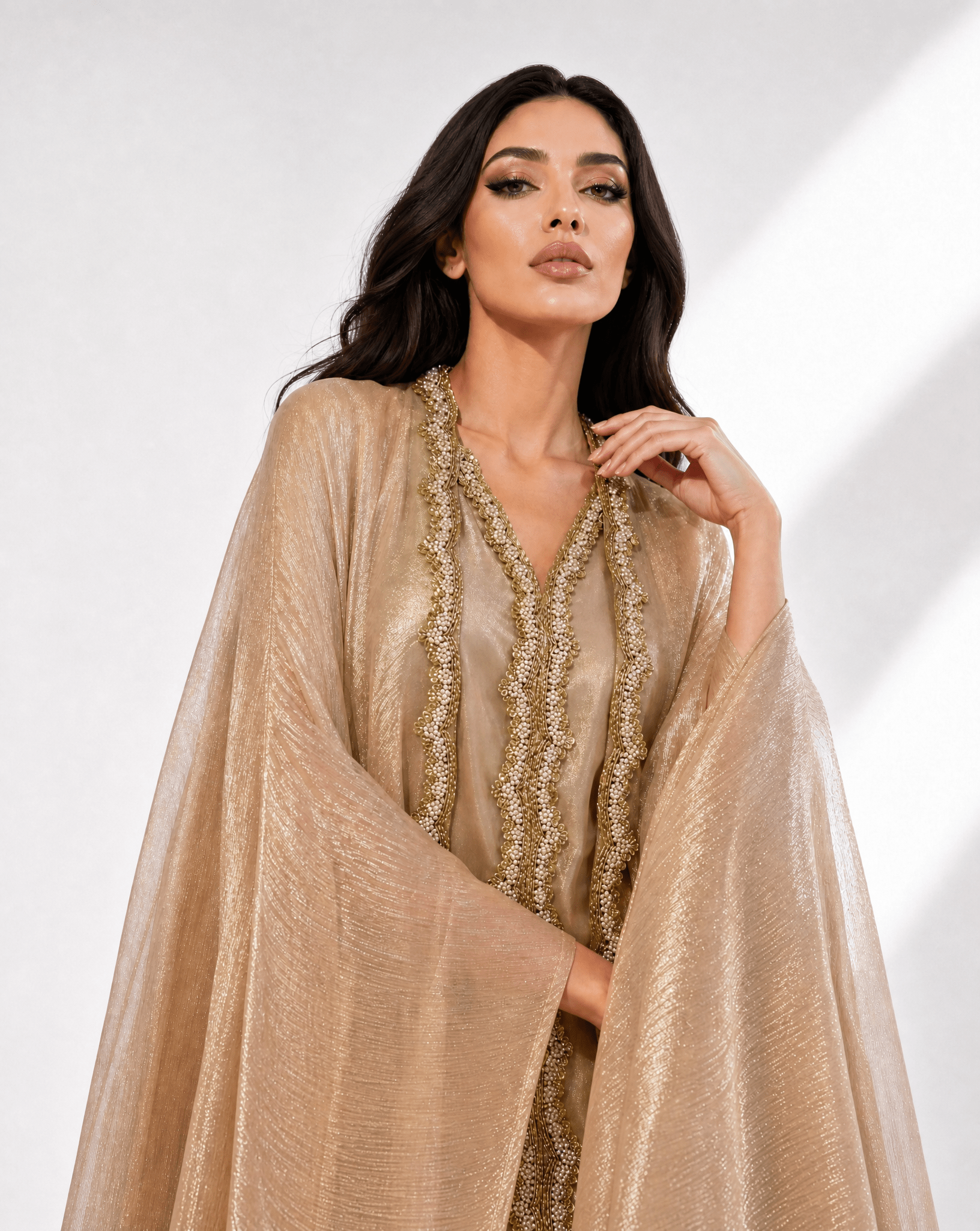 MIRA GOLD KAFTAN - MAISON ARABELLE - MIRA Y MANO