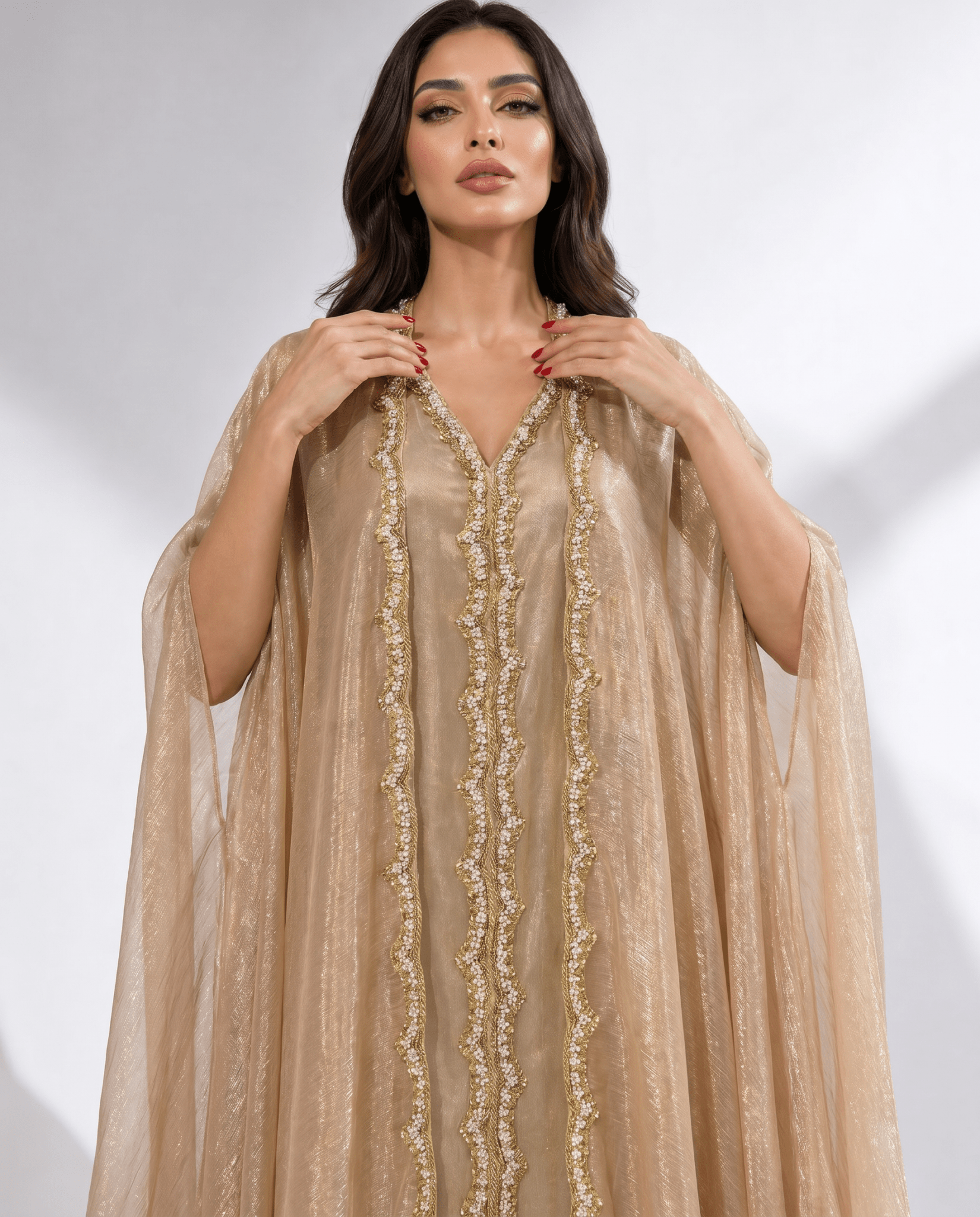 MIRA GOLD KAFTAN - MAISON ARABELLE - MIRA Y MANO