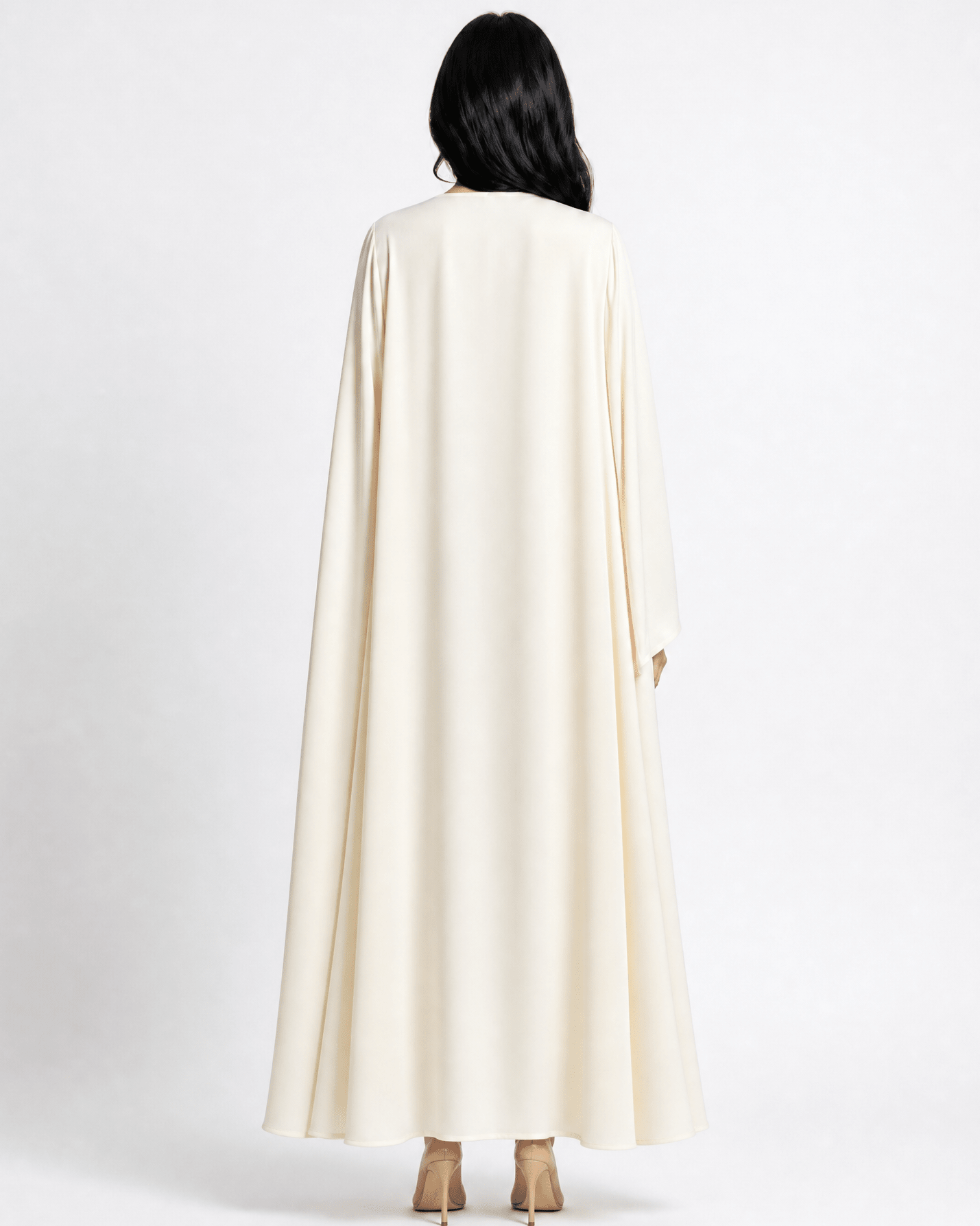 SOFIA OFFWHITE ABAYA SET - MAISON ARABELLE - MIRA Y MANO