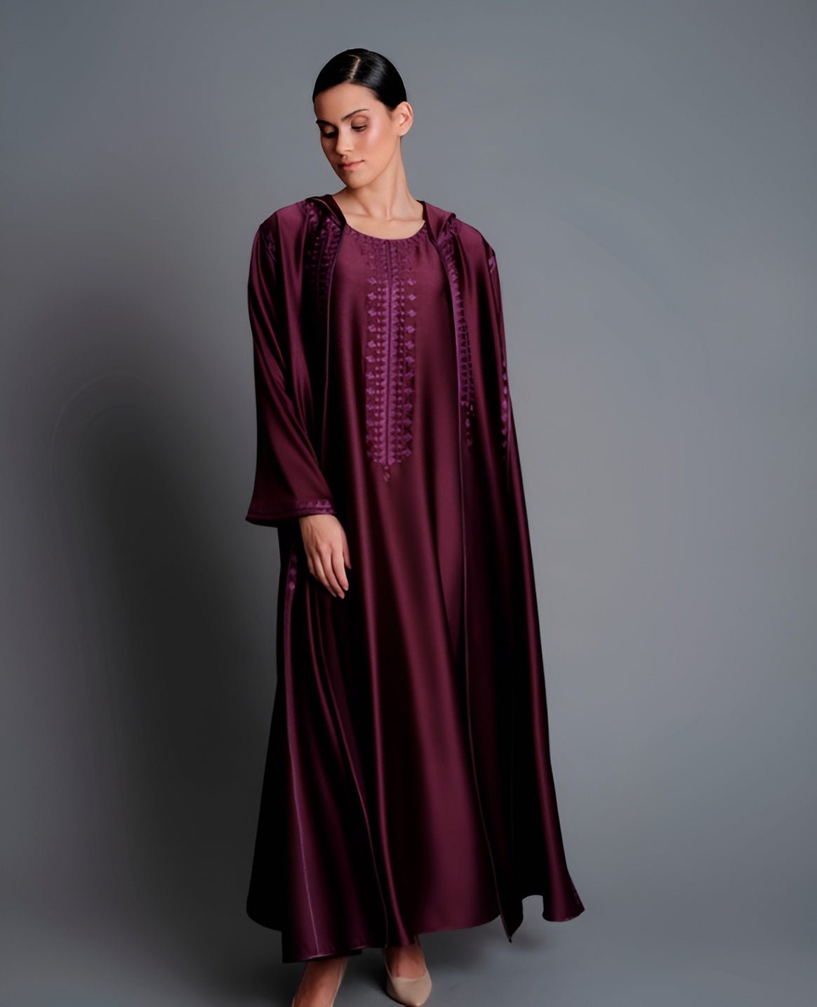 RMD26 A RR14 ABAYA SET - MAISOON - MIRA Y MANO